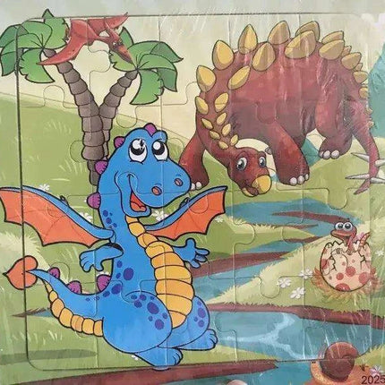 Montessori Interactive 3D Wooden Puzzle - Engaging Learning Toy for Young Adventurers