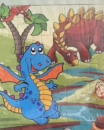 Montessori Interactive 3D Wooden Puzzle - Engaging Learning Toy for Young Adventurers