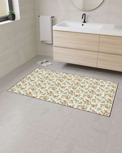 Elegant Vintage Floral Area Rug - Premium Design with Non-Slip Backing