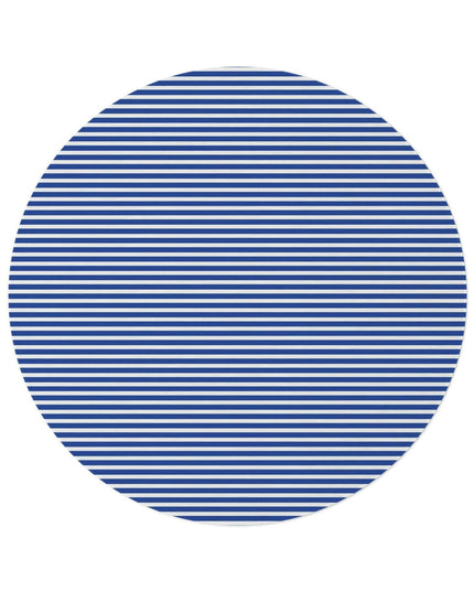 Vibrant Chenille Round Rug - Stylish Stripes and Fun Designs