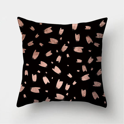 Leather Velvet Pillowcase Sofa Cushion Cover