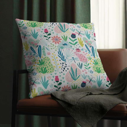 Vibrant Weather-Resistant Floral Garden Cushions - Très Bébé Collection