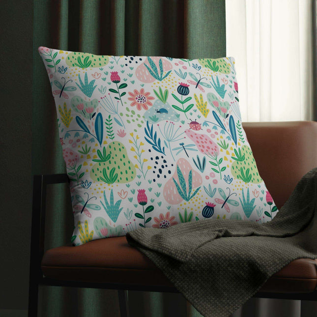 Vibrant Weather-Resistant Floral Garden Cushions - Très Bébé Collection