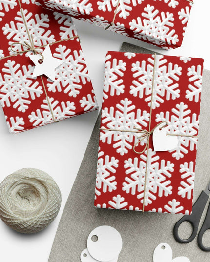 Elegant 3D Holiday Gift Wrap Set - Premium USA-Made Wrapping Paper for Modern Gifting
