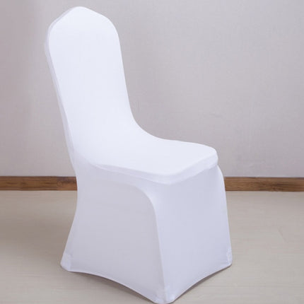 Peekaboo Studio White Chair Cover - Stretchable, Machine Washable