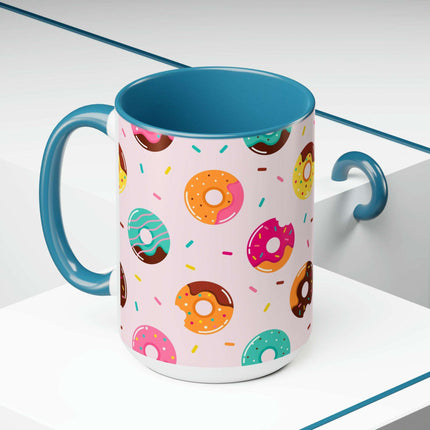 Sophisticated Two-Tone Ceramic Mug Collection - 15oz by Maison d'Elite