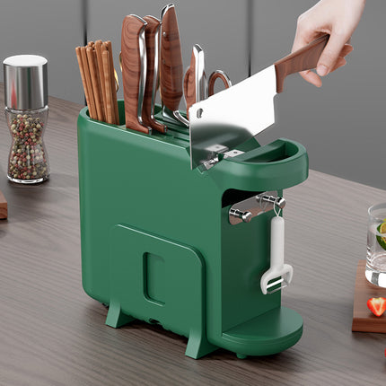 Plastic Kitchen Knife Rack Storage Organizer For Dishes Chopsticks And Boards
