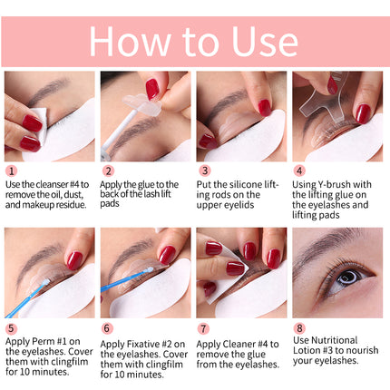 Peekaboo Studio ICONSIGN Lash Lift Kit - Eyelash Perming & Curling Enh