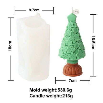 Magical Christmas Candle Making Kit with Santa-Themed Packaging & Scented Adornments