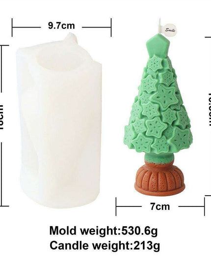 Magical Christmas Candle Making Kit with Santa-Themed Packaging & Scented Adornments