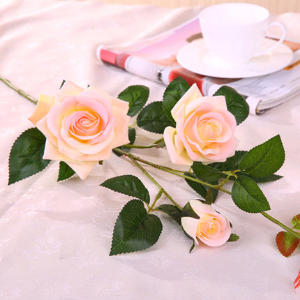Peekaboo Studio Artificial Rose Flower - Realistic & Long-Lasting Deco