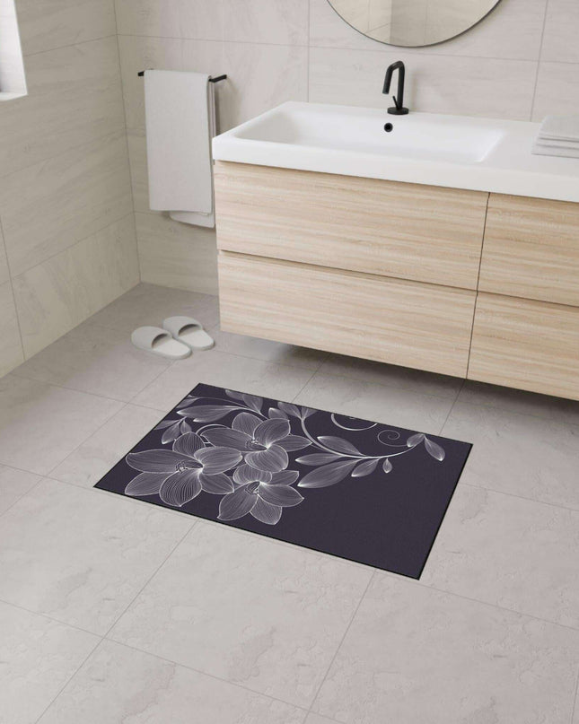 Elegant Vintage Floral Non-Slip Area Rug for Luxurious Home Decor