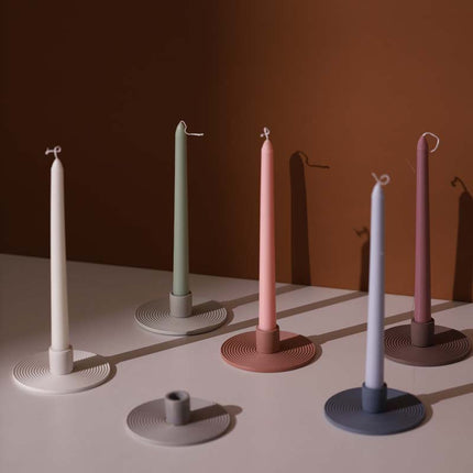Geometric Porcelain Candle Holder Ornament For Home Decor