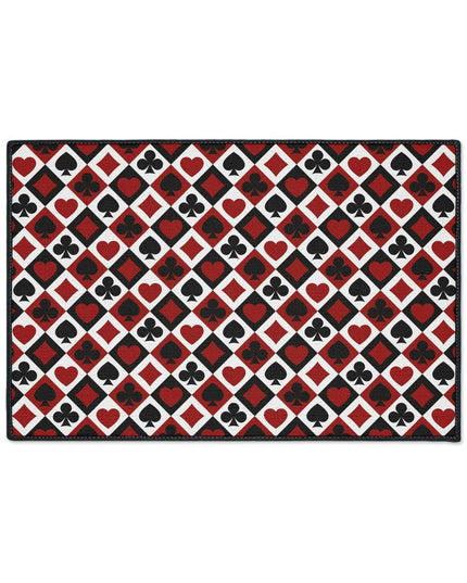 Customizable Elegant Black Border Non-Slip Polyester Area Rug