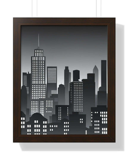 Eco-Chic Luxe Vertical Art Print with Sustainable MDF Frame