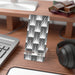 Elegant Abstract Geometric Smartphone Stand with Glossy Finish