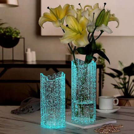 Glass Vase Full Of Stars With Electroplated Finish Gift For Weddings