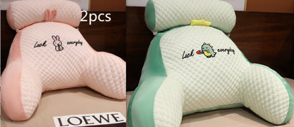 Sofa Fluffy Cushion Luncheon Pillow Triangle Reading Cushion Bedside S