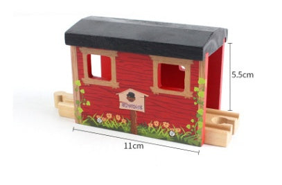 Wooden track accessories small train track toy