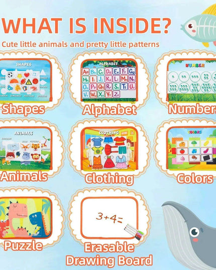 Wonderland Montessori Parish Toys Interactive Cloth Storybook - Inspiring Educational Adventure