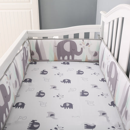 Peekaboo Studio Bed Fence Fitted Sheet with Elegant Bed Skirt Design