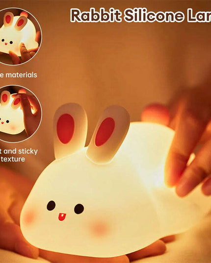 Bunny Glow: Touch LED Night Light for Kids