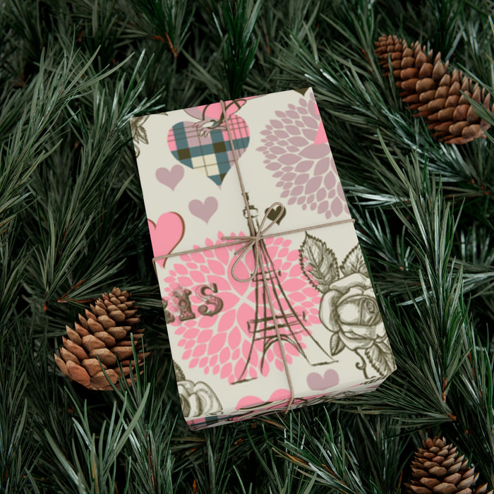 Elegant Parisian Chic USA-Made Gift Wrap Paper