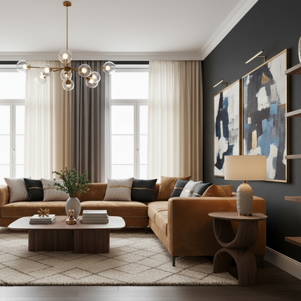 Simple Modern Non-Woven Wallpaper
