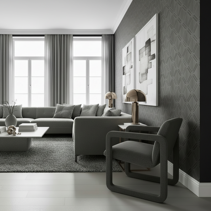 Simple Modern Non-Woven Wallpaper