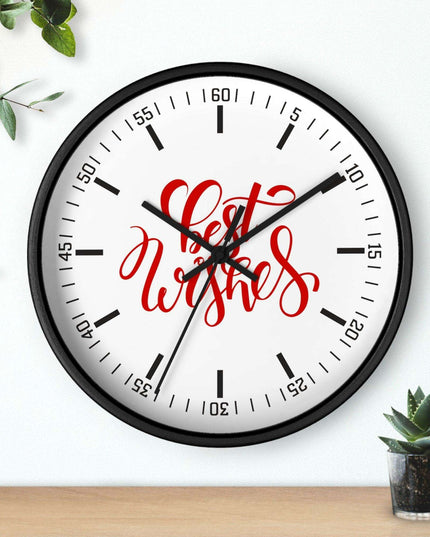 Opulent Holiday Chic Wall Clock - An Exquisite Timekeeper for Elegant Interiors
