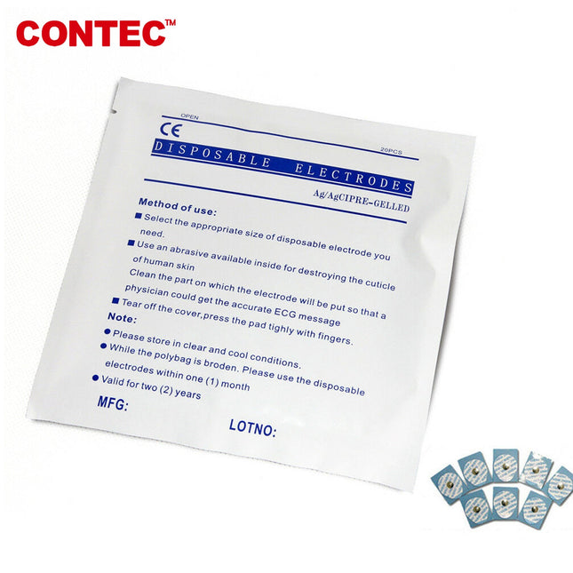 Disposable Electrodes For CONTEC Patient Monitor ECG 100 PCS