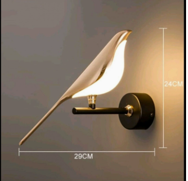 Peekaboo Studio Golden Bird LED Wall Lights - Creative Sconces for Liv