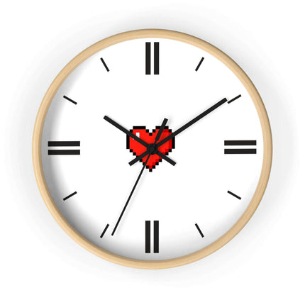 Elegant Customizable Wooden Wall Clock for Upscale Interiors