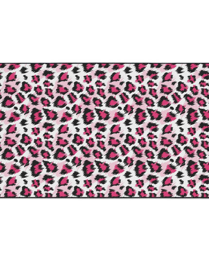 Stylish Pink Leopard Print Area Rug for a Trendy Home Refresh