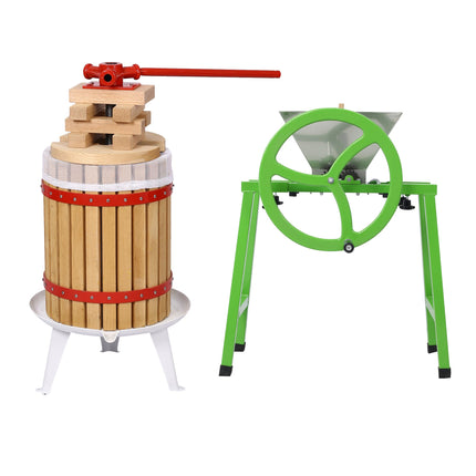 Room and Decor Manual Fruit Wine Press & Crusher - 100% Natural Juice