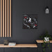 Elegant LOVE - Black Pinewood Framed Matte Canvas Print for Stylish Home Decor