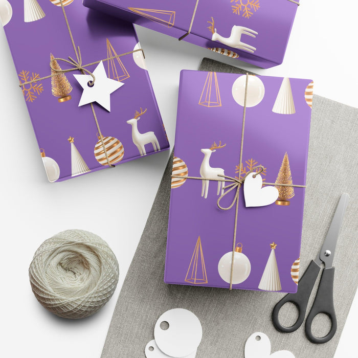 Elegant 3D Chess Gift Wrapping Collection: Premium Matte and Satin Options