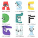 Lowercase Alphabet Learning Blocks Set for Kids