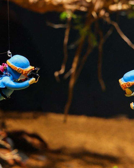 Aquatic Harmony: Chinese-Inspired Resin Sculpture for Enchanting Aquariums