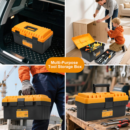 Peekaboo Studio 4-in-1 Toolbox Set with Organizer & Durable Design