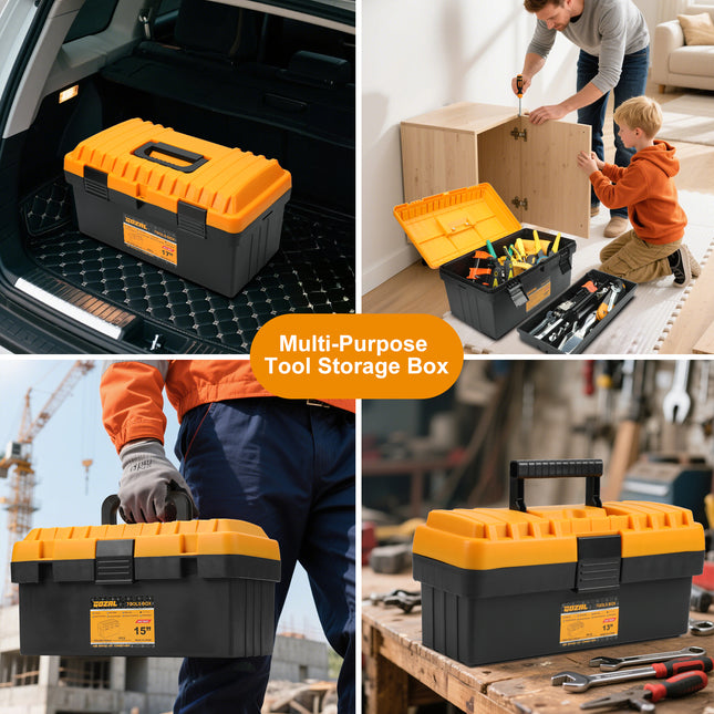 Peekaboo Studio 4-in-1 Toolbox Set with Organizer & Durable Design