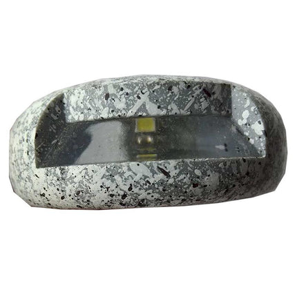 Solar Cobblestone Garden Path Light — LED Outdoor Lamp