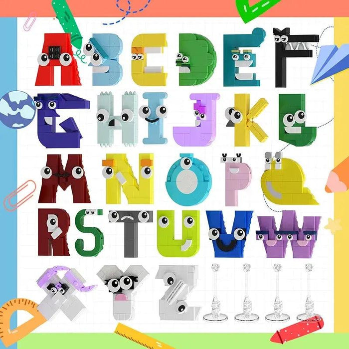 Alphabet Discovery Blocks: Educational Set for Young Learners