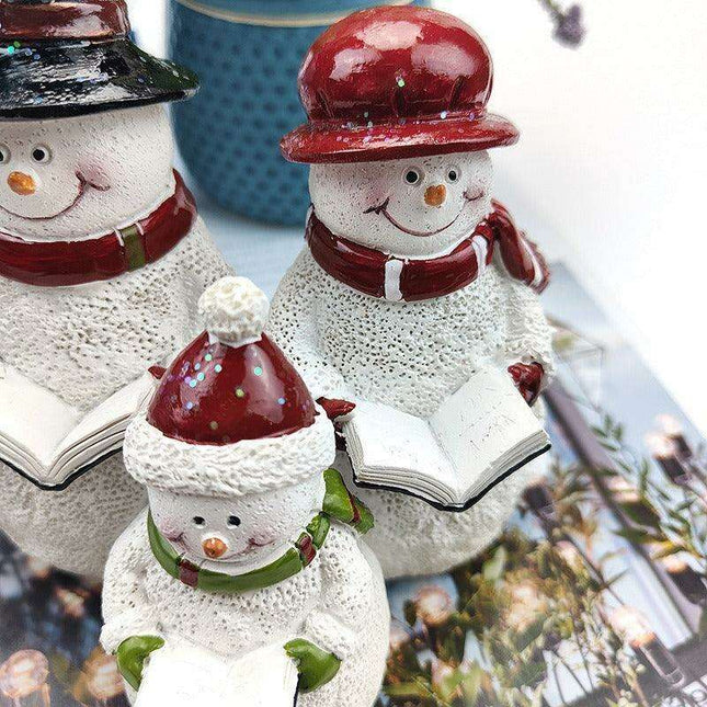 Chic Winter Snowman Decor | Opulent Holiday Accent