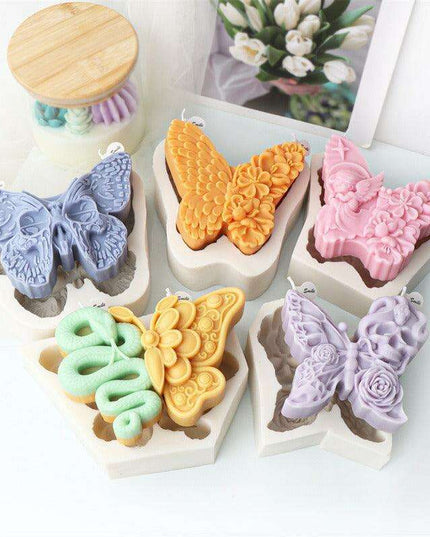 Whimsical Skull and Butterfly Silicone Baking Mold for Halloween Treats