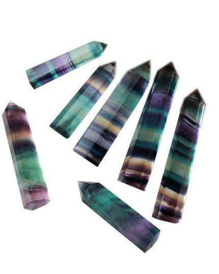 Fluorite Hexagonal Energy Wand - Unlock the Power of Healing and Positivity