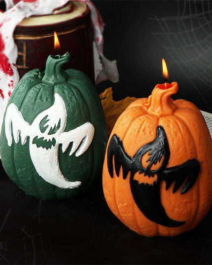 Eerie Halloween Candle and Lantern Silicone Mold Set for Chilling Home Accents