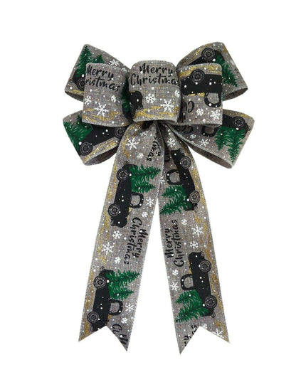 Sophisticated Christmas Ribbon Bow Set: Elevate Your Festive Decor