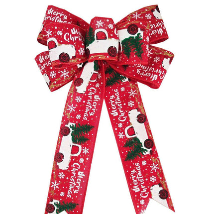 Sophisticated Christmas Ribbon Bow Set: Elevate Your Festive Decor