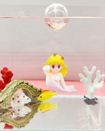 Aquatic Harmony: Chinese-Inspired Resin Sculpture for Enchanting Aquariums